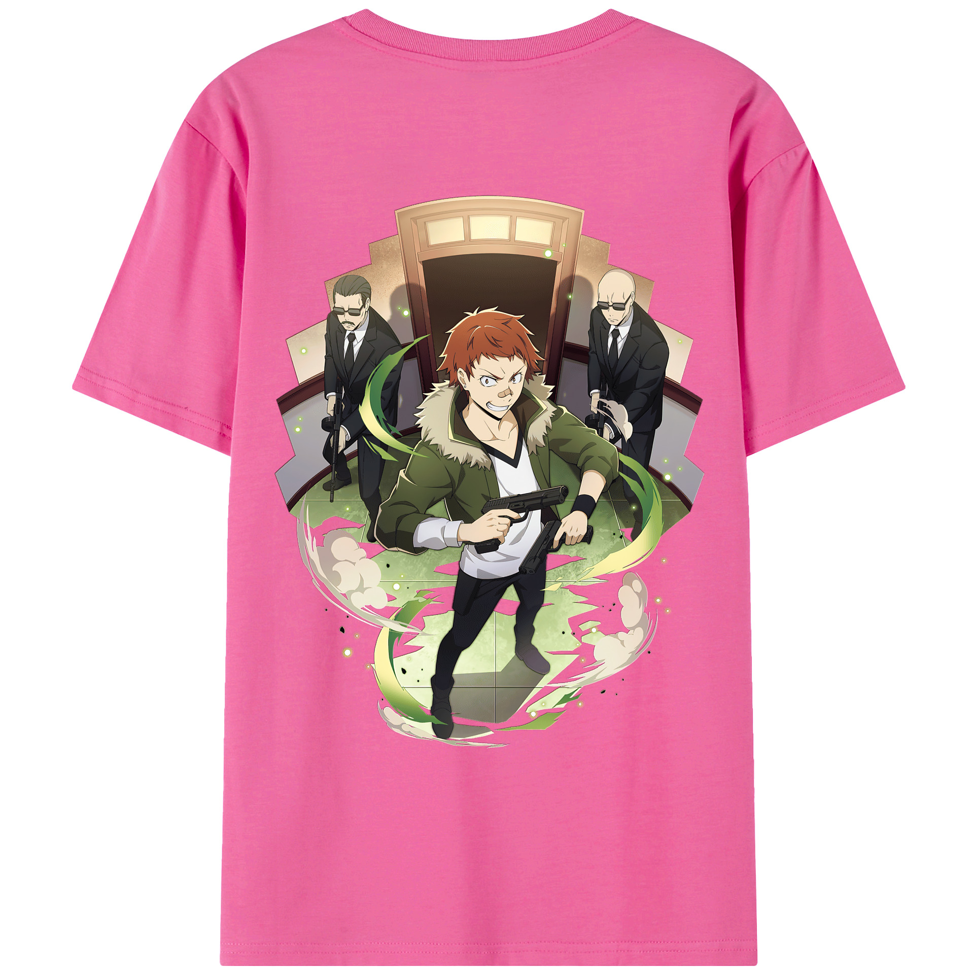（画像用） 文豪ストレイドッグス Bungo Stray Dogs レディース半袖Tシャツ(バックプリント)